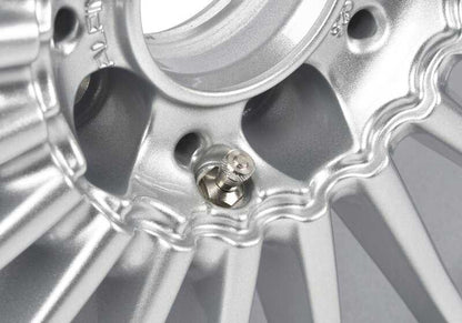 Silver alloy wheels for BMW 7 Series F01, F02 (OEM 36107980129). Original BMW