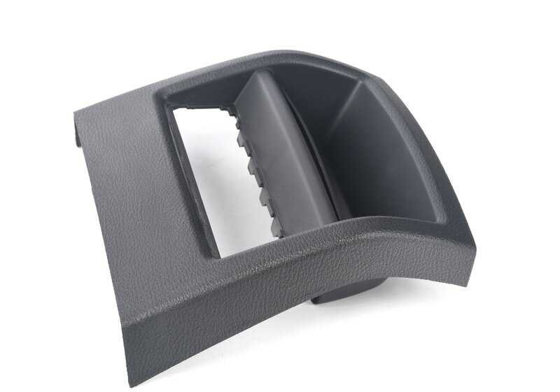 Bandeja trasera para consola central OEM 51169204245 para BMW F25, F26. Accesorio original BMW. Ideal para guardar objetos en la parte trasera de la consola central. Color negro.
