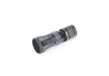 Black Electric Connector 2 Poles OEM 61131393742 for BMW E53 (x5 3.0d, 3.0i) models between 2001 and 2006. Original BMW piece.