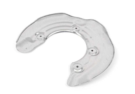 OEM 34206870531 left rear brake protector for BMW X3 G01, G01N, F97, F97N, G08, G08E, G08F, G08N and BMW X4 G02, G02N, F98, F98N. Original BMW.