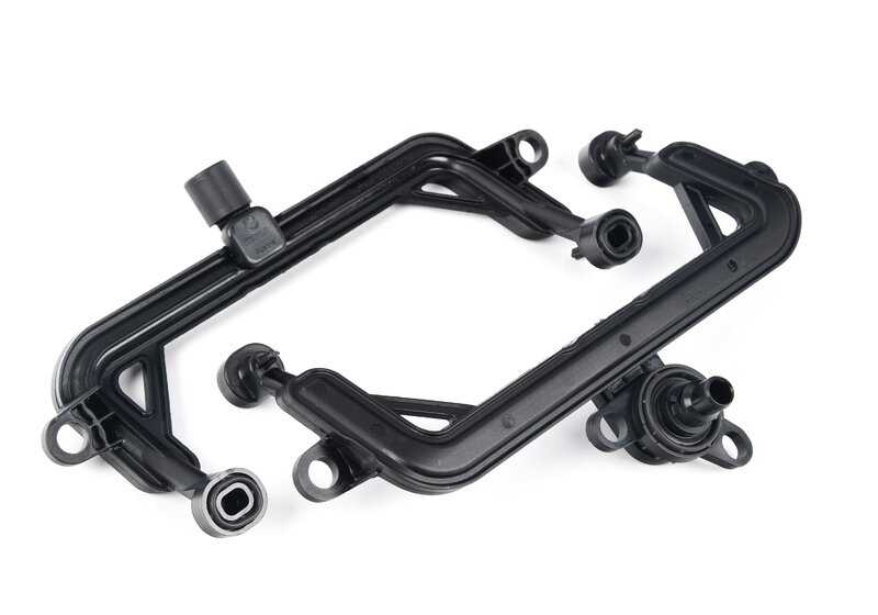 Jogo do separador de petróleo BMW G30, G31N, G11, G14, G15, G16, G05, G06, G06, G07 (OEM 11158636544). BMW original.