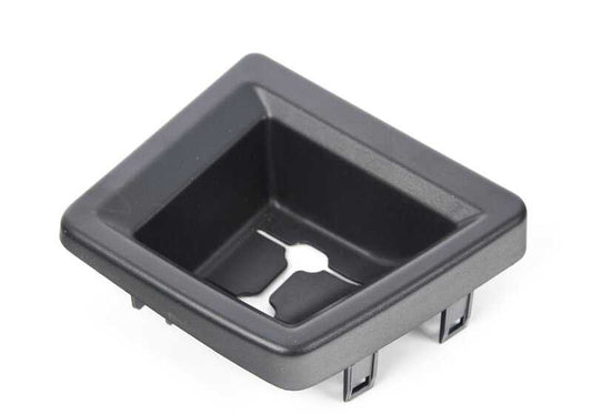Tapa embellecedora anilla de amarre derecha OEM 51477939750 para BMW X5 G05 y X5 M F95 (todos los modelos compatibles). Color negro. Original BMW.