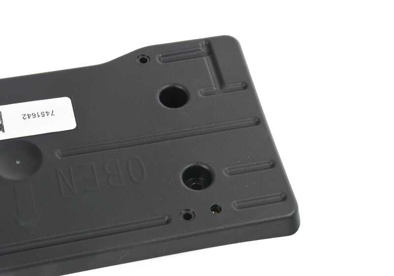 Base support for OEM registration 51117451642 for BMW G06 (X6). Compatible with US/Japan versions. Original BMW piece.