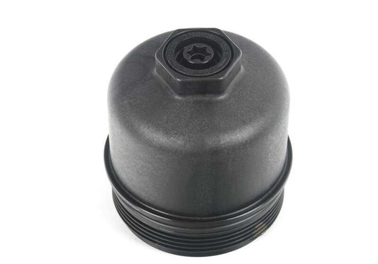 Tampa de filtro de óleo com parafuso de drenagem para BMW Série 5 F90, G30, Série 7 G11N, G12N, G70, Série 8 F91, F92, X5 F95, X6 F96, X7 G07, XM G09 (OEM 11425A34A34) BMW originais.