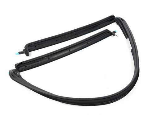 Junta delantera de techo rígido OEM 54377415362 para BMW F33 y F83 (todos los modelos compatibles). Acabado en negro brillante. Original BMW.