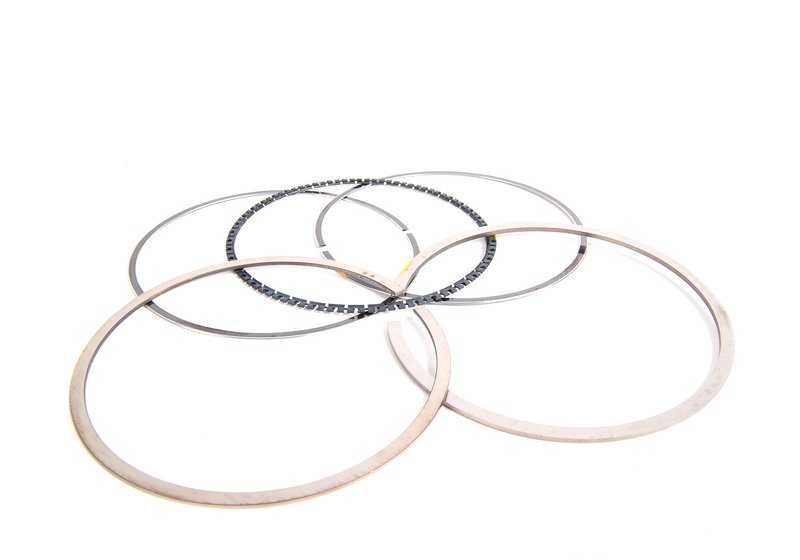 Juego de reparación de segmentos de pistones OEM 11251247916 para BMW E36 318is, 318ti, Z3 con motor M44. Original BMW.