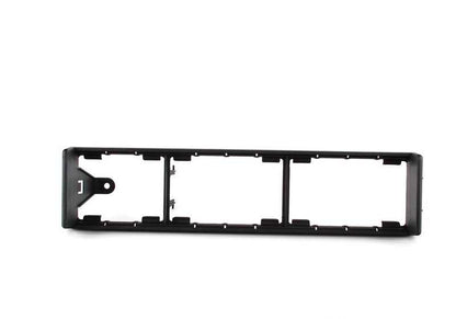 Marco embellecedor consola central OEM 51168217479 para BMW E36 316i (modelos CA11, CA12, CA21, CA22, CA71, CA72, BE11, BE12, BE21, BE22). Original BMW.