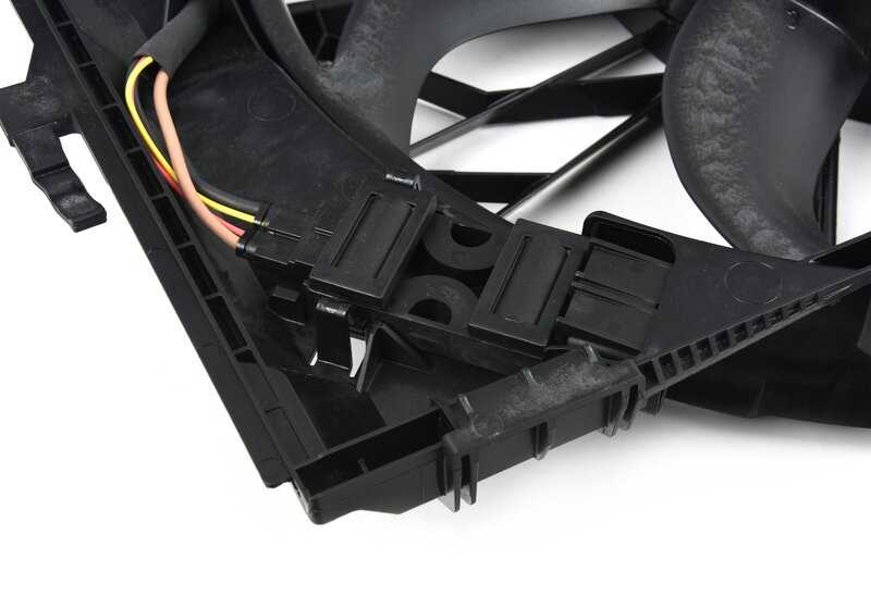 Carcaça do ventilador com ventoinha para BMW E81, E82, E87, E88, E90, E91, E92, E93, X1 E84 (OEM 17425A3F106). BMW original