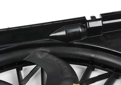 Carcaça do ventilador com ventoinha para BMW E81, E82, E87, E88, E90, E91, E92, E93, X1 E84 (OEM 17425A3F106). BMW original
