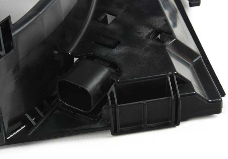 Carcaça do ventilador com ventoinha para BMW E81, E82, E87, E88, E90, E91, E92, E93, X1 E84 (OEM 17425A3F106). BMW original
