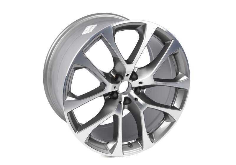 Alloy Tire V-Radio Design 738 OEM 36116883758 für BMW X5 G05, G05N, G18 und BMW X6 G06. Original BMW.