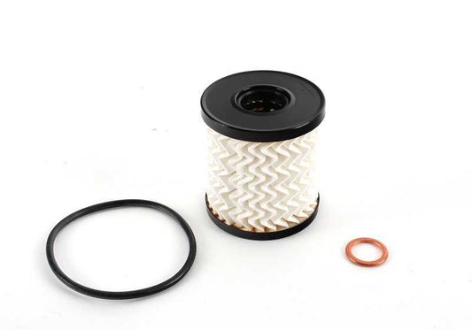 Filtro de aceite OEM 11427622446 para MINI R55, R56, R57, R58, R59, R60, R61. Compatible con versiones Cooper, Cooper S con motores N12, N14 y N16. Original MINI.