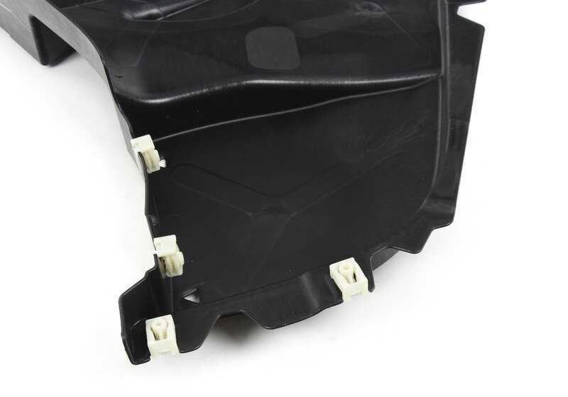 Cubierta paso de rueda inferior derecha OEM 51718083176 para BMW F95, F96. Original BMW.