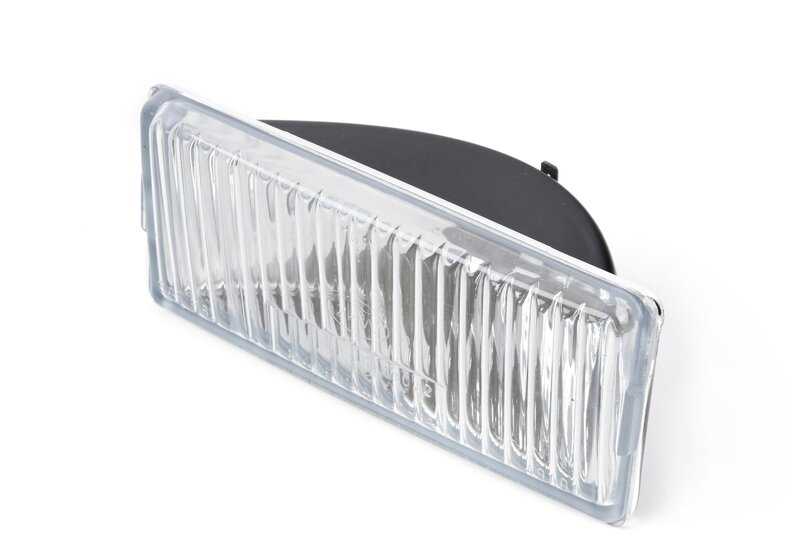 Left Headlight Insert for BMW E30, E28, E24, E23 (OEM 63171375049). Original BMW