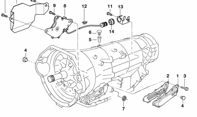 BMW Cable Clamp 5 E39, 7 E38 Series, 8 E31 Series (OEM 24101422451). BMW original