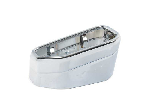 Embellecedor de escape cromado derecho OEM 18309894676 para BMW X3 G01N, G08N y X4 G02N. Original BMW.