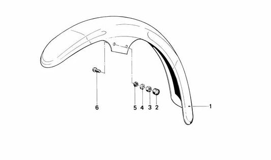 Primed Front Wing OEM 46611237062 for BMW E36 (All models compatible: Saloon, Coupe, Touring, Cabrio, Compact). Original BMW.