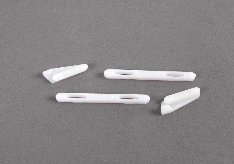 Rear sunroof slider set for BMW E91, E91N, E61, E61N, E83, E83N, E53, E70, F15, F85 (OEM 54137155683). Original BMW.