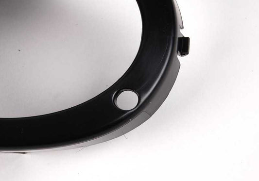Marco embellecedor antiniebla derecho OEM 51112496284 para BMW Serie 5 E39 (todos los modelos compatibles). Original BMW.