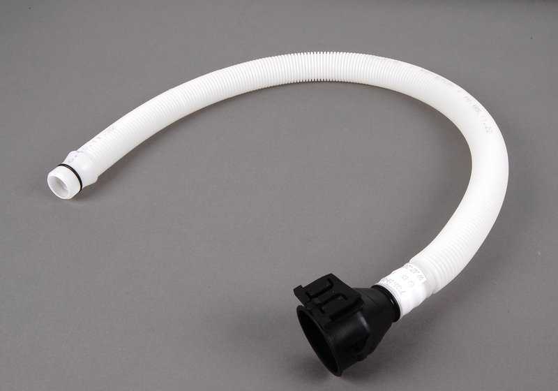 Tubo di riempimento per deposito d'acqua del vento OM 61667135409 per BMW E81, E82, E87, E88, E90, E91, E92, E93, E84. BMW originale.