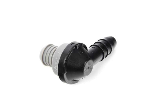 Válvula antirretorno en ángulo OEM 34331161300 para BMW E36, E46, E39, E38, E53, Z3, E52. Compatible con sistemas de freno asistido. Original BMW.