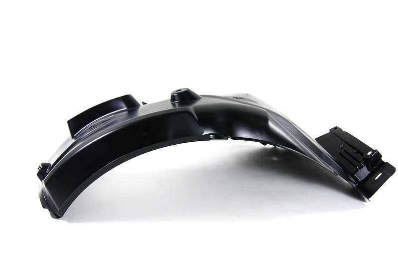 Cubierta interior paso de rueda delantera izquierda OEM 51717059377 para BMW E90, E90N, E91, E91N. Pieza original BMW.