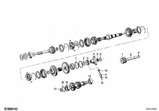 O-Ring OEM 24278627913 für BMW F45, F46, F48, F39, I12, I15, F55, F56, F57, F54, F60. Original BMW.