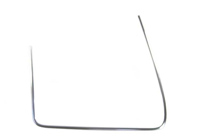 Marco de ventana lateral delantero derecho OEM 51311843778 para BMW E24. Original BMW.