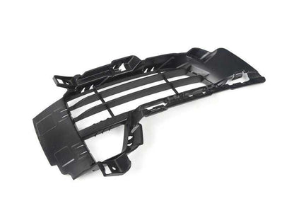 Rejilla lateral izquierda abierta negra OEM 51117303081 para BMW X5 F15. Pieza original BMW.