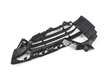 Rejilla lateral izquierda abierta negra OEM 51117303081 para BMW X5 F15. Pieza original BMW.