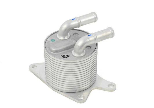 Enfriador de aceite OEM 24148699905 para BMW Serie 1 F40 (118d, 120d xDrive, 120i, 128ti) y Serie 2 F44 (218d). Compatible con cambio automático y manual. Original BMW.