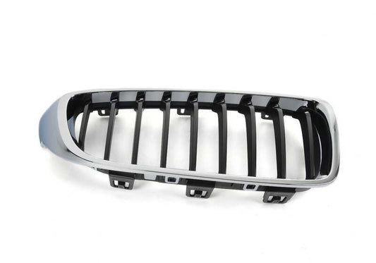 Rejilla embellecedora delantera derecha OEM 51135A3D026 para BMW F32, F32N, F33, F33N, F36, F36N. Original BMW.