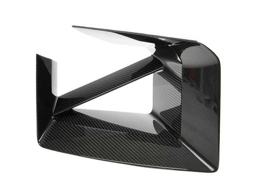 Toma de aire freno delantera carbono M Performance OEM 51115A44F42 para BMW Serie 2 G87 M2 (M211, M212, M221, M222). Pieza original BMW. Mejora estética y aerodinámica. Fácil montaje. Fabricada en carbono.