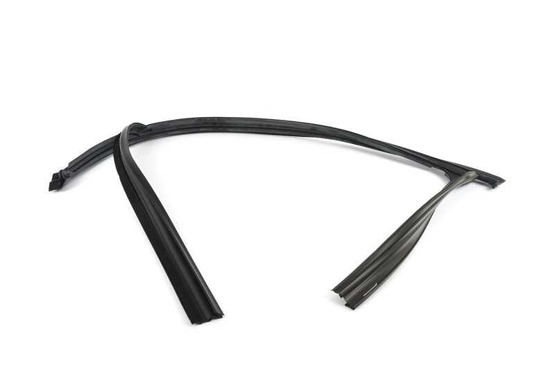 Guía de ventana puerta delantera izquierda OEM 51317335505 para BMW X4 F26. Original BMW.