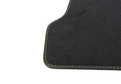 Alfombrillas traseras originales OEM 51475A56020 para MINI F56 {Cooper SE, Cooper SE XP} (producción 2019-2024). Juego original MINI.