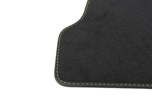 Alfombrillas traseras originales OEM 51475A56020 para MINI F56 {Cooper SE, Cooper SE XP} (producción 2019-2024). Juego original MINI.