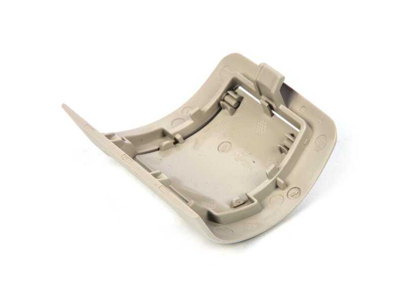 Tapa embellecedora ISOFIX interior OEM 52207356837 para BMW F10, F11. Original BMW.