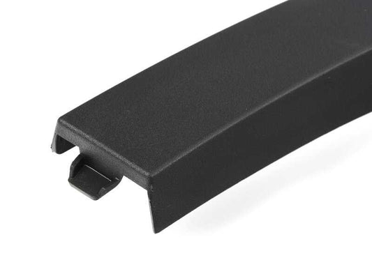 Moldura de paso de rueda trasera izquierda OEM 51777425451 para BMW X5 G05 y G05N. Original BMW.