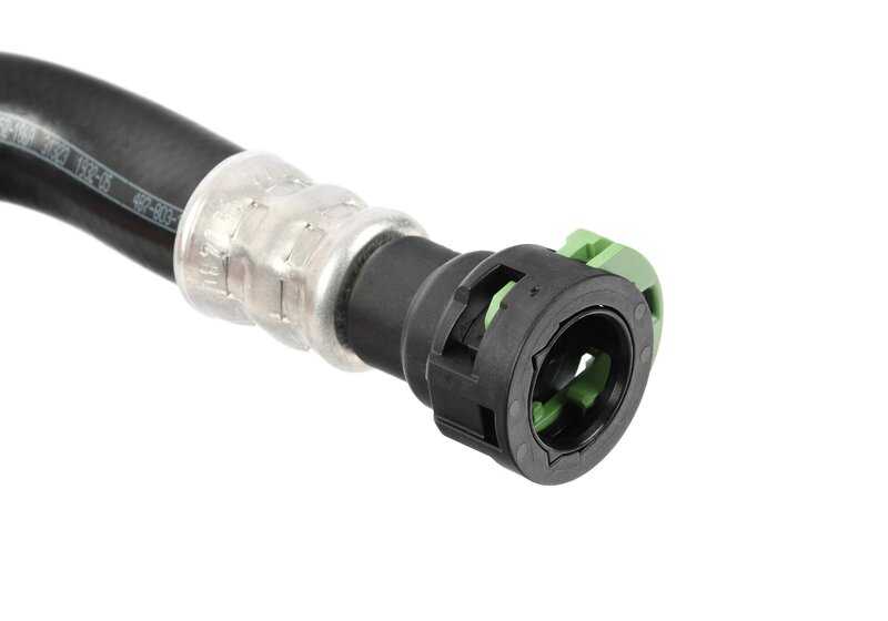 OEM 17229504801 exchange oil cooler pipeline for BMW F90, F90N, F91, F92, F93. Original BMW.