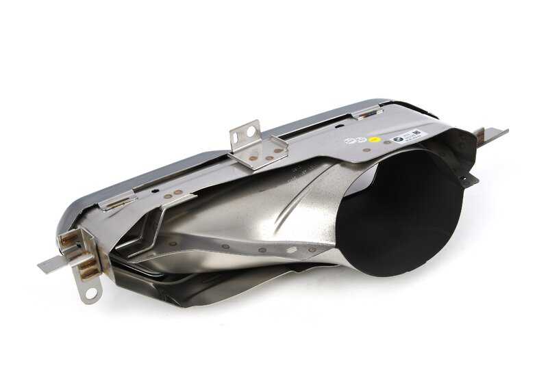 Embellecedor salida escape izquierda OEM 51128082909 para BMW G70 Serie 7. Original BMW.