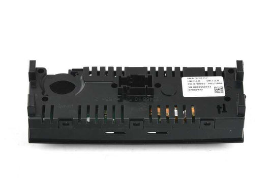 Unidad de control climatizador trasero OEM 61319290752 para BMW F07, F07N, F10, F10N, F11, F11N, F18, F18N, F06, F06N, F01, F01N, F02, F02N, F04. Original BMW.