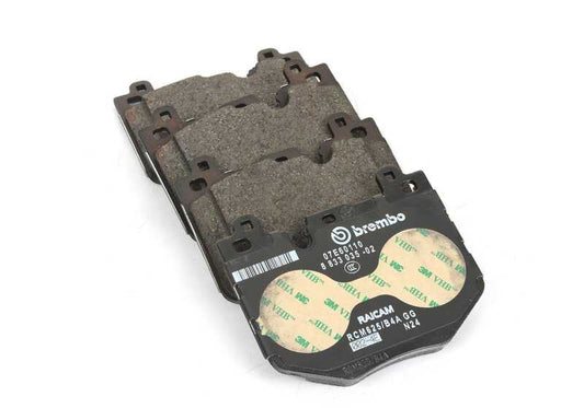 Juego de pastillas de freno OEM 34108842391 para BMW F70, U11, U12, U10, U25. Original BMW.