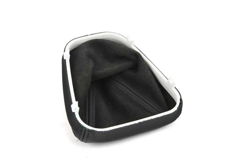 Cuir Bellows OEM 25115A64993 pour BMW E46, E60, E61, E63, E64, E70, E83, E85, E86, E87, E90, E91, E92, E93, X3, X5, Z4. Remplacement BMW d'origine. Idéal pour remplacer les soufflets du levier d'engrenage en cuir noir.