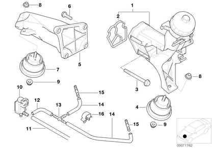 Tubo de vacío blanco OEM 11658507249 para BMW E81, E82, E87, E88, F20, F21, F40, F22, F23, F44, F45, F46, E46, E91, E92, E93, F30, F31, F34, G20, G21, F32, F33, F36, E39, F07, F10, F11, G30, G31, F06, F12, F13, G32, F01, G11, G12, G14, G15, G16, E84