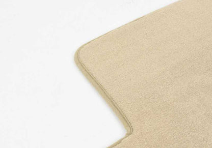 Beige driver side velvet carpet OEM 51479117357 for BMW E63, E63N, E64, E64N. Original bmw mat.