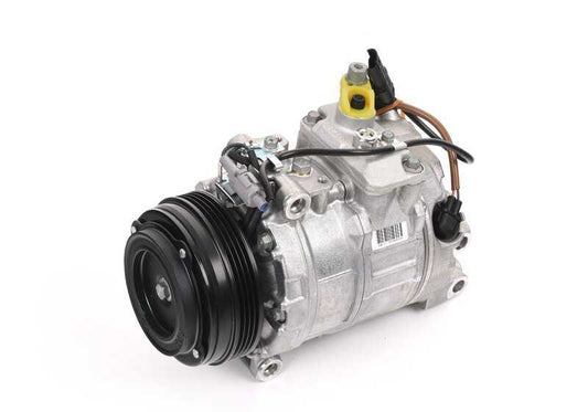 Compresseur de climatisation avec embrayage magnétique OEM 64529399061 pour BMW F07, F10, F11, F06, F12, F13, F01, F02, F15, F85, F16, F86. BMW d'origine.