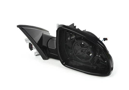 Retrovisor derecho exterior con memoria y acabado negro brillante OEM 51165A30B62 para BMW X6 G06 {xDrive30i, xDrive30d, xDrive40i, 40i, 40d} (producción desde 2023). Original BMW.