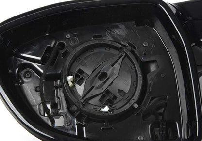 Retrovisor derecho exterior con memoria y acabado negro brillante OEM 51165A30B62 para BMW X6 G06 {xDrive30i, xDrive30d, xDrive40i, 40i, 40d} (producción desde 2023). Original BMW.