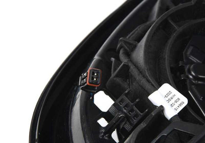 Retrovisor derecho exterior con memoria y acabado negro brillante OEM 51165A30B62 para BMW X6 G06 {xDrive30i, xDrive30d, xDrive40i, 40i, 40d} (producción desde 2023). Original BMW.