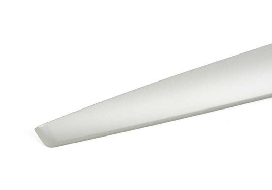 Embellecedor salpicadero acabado plata mate OEM 51459197215 para BMW E81, E82, E87, E88. Pieza original BMW.